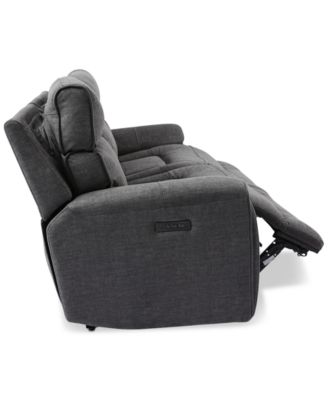 CLOSEOUT! Hutchenson 2-Pc. Fabric Sectional with 2 Power Headrests