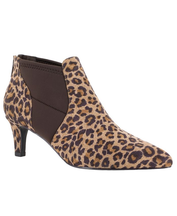 Macy's animal print booties on sale