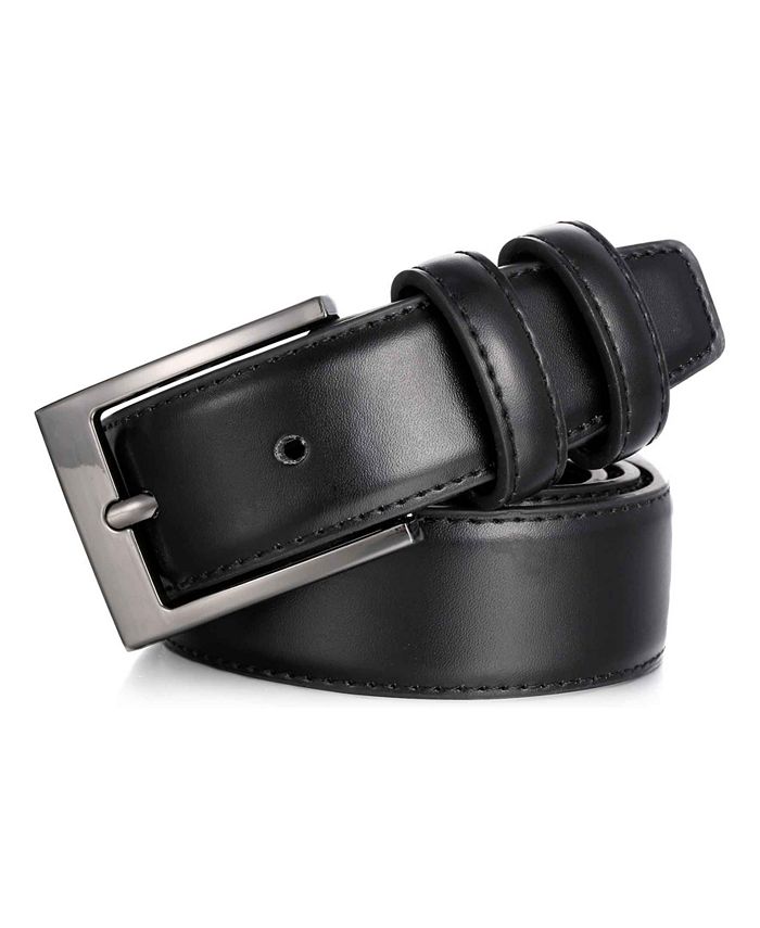 Mens Genuine Leather Belt Casual Formal Jeans Belts for Men Alloy Prong Buckle by JasGood