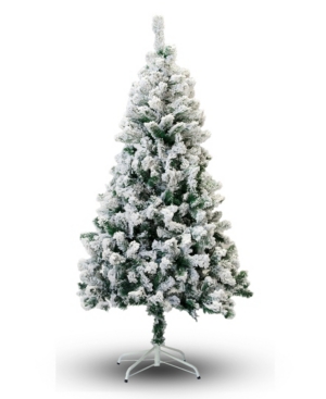 Perfect Holiday PVCS-8 8 ft. PVC Snow Flocked Christmas Tree