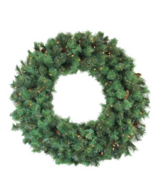 Northlight Pre-Lit Royal Oregon Pine Artificial Christmas Wreath 48-Inch Clear Lights