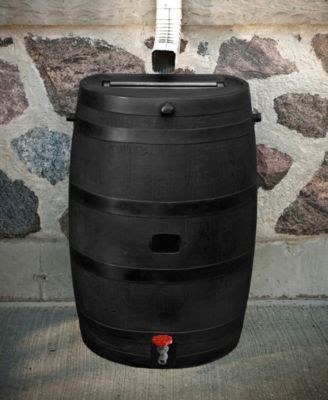 RTS Home Accents Flat Back Rain Barrel