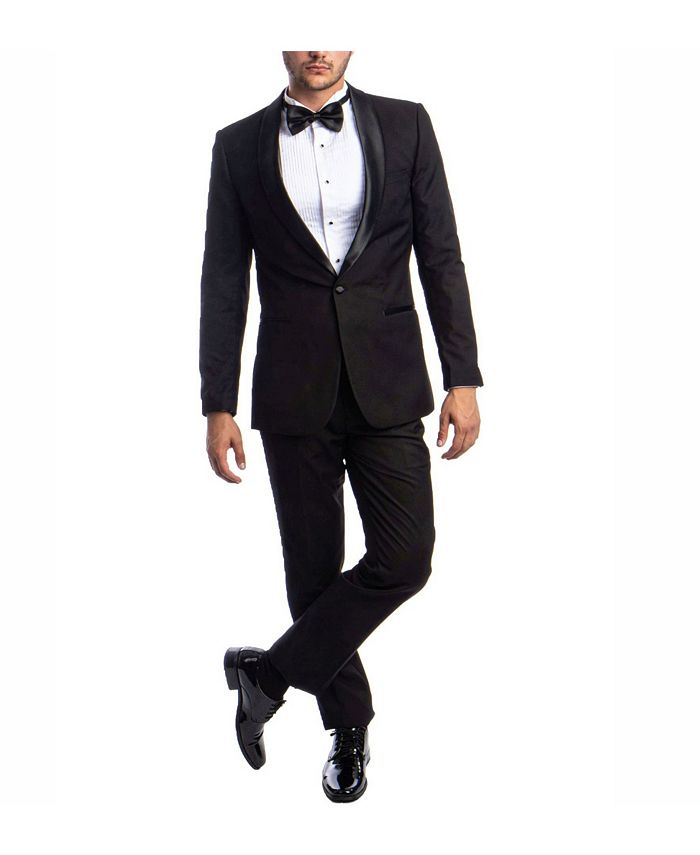 Men's Maroon Shawl Collar Tuxedo & Formal Slim Fit Suits