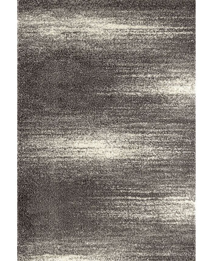 Main Street Rugs Bahia Shag Bas2828 Gray 7'10" x 10' Area Rug Macy's