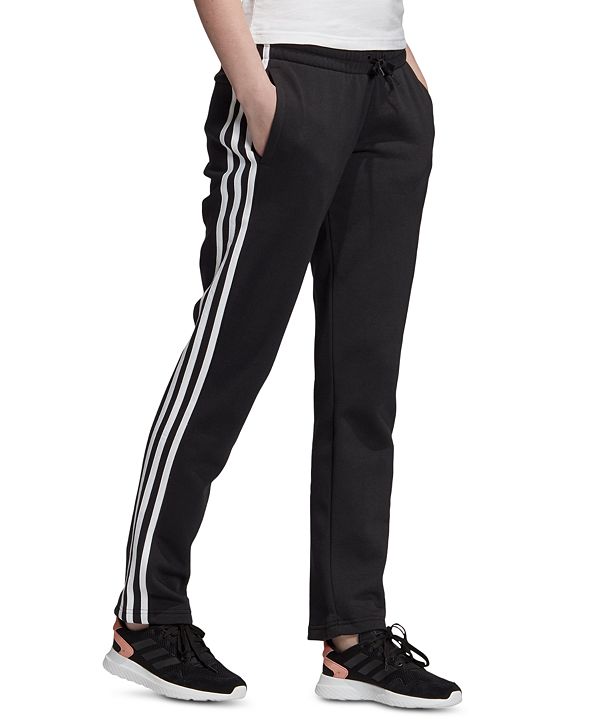 adidas Women's Essentials 3-Stripe Fleece Pants & Reviews - Women - Macy's