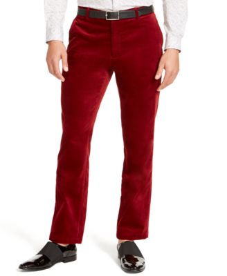 macy's red pants