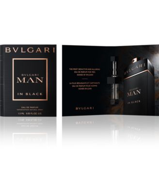 bvlgari black sample