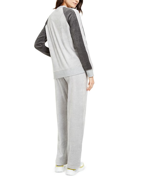 calvin klein velour pants