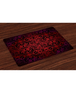 Ambesonne Place Mats Set of 4