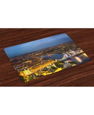 Ambesonne Modern Place Mats Set of 4