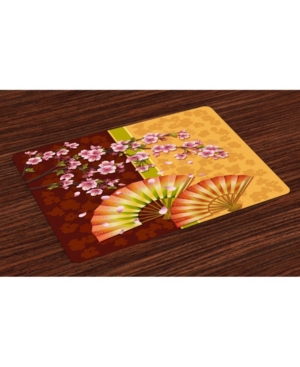 Ambesonne Floral Place Mats Set of 4