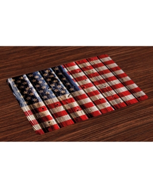 Ambesonne 4th of July Place Mats Set of 4