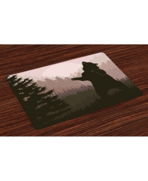 Ambesonne Nature Place Mats Set of 4