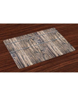 Ambesonne Rustic Place Mats Set of 4
