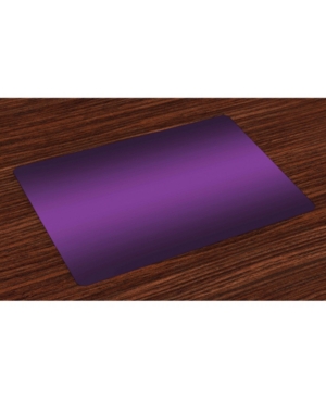 Ambesonne Ombre Place Mats Set of 4