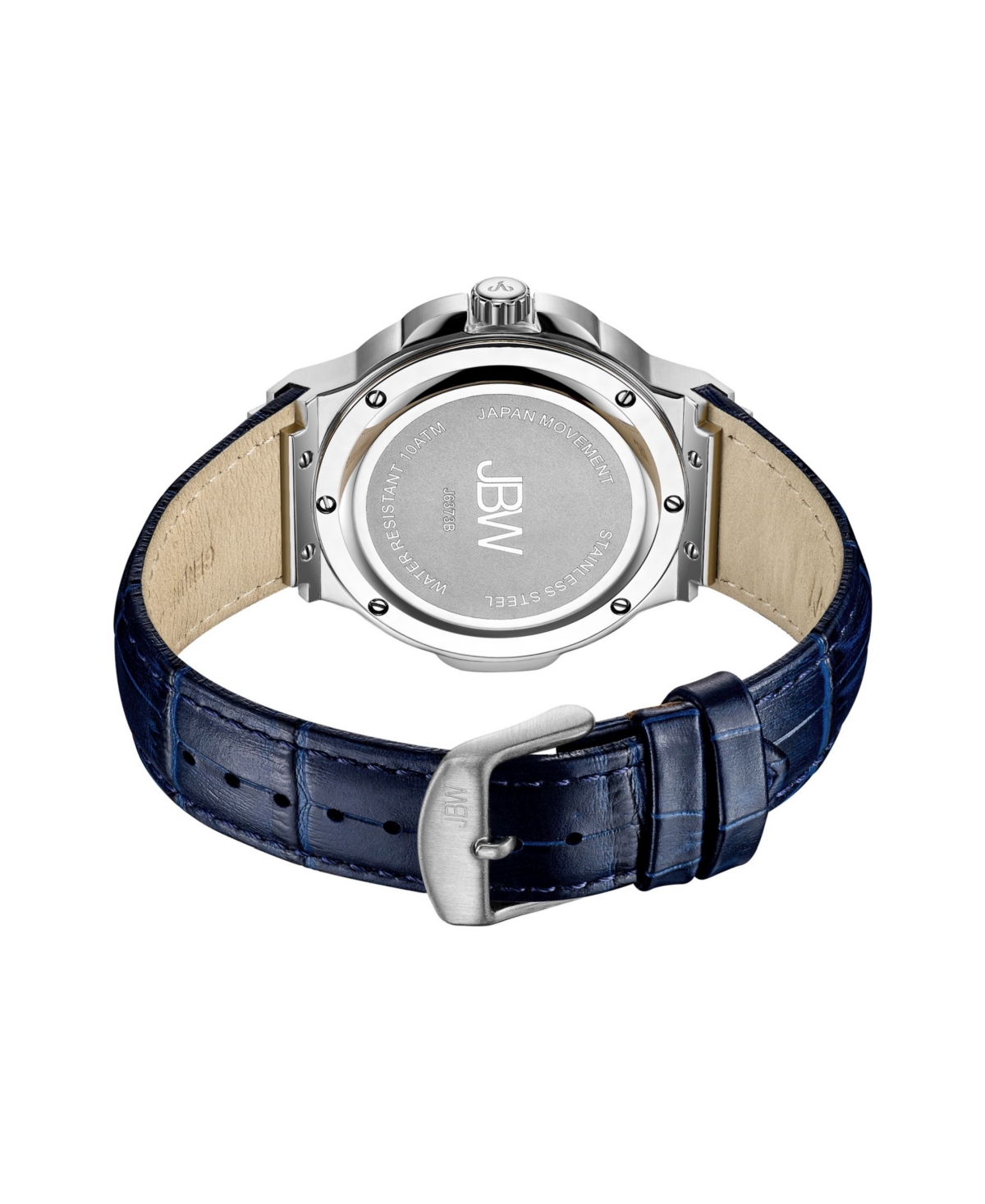 Jbw Men's Saxon Diamond (1/6 ct. t.w.) Watch in Stainless-steel Watch 48mm