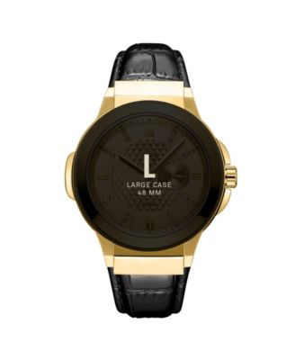 Jbw Men's Saxon Diamond (1/6 ct. t.w.) Watch in 18k Gold-plated