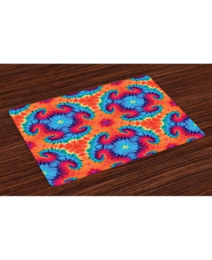 Ambesonne Ikat Place Mats Set of 4