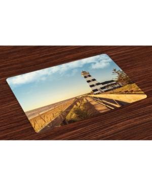 Ambesonne Lighthouse Place Mats Set of 4