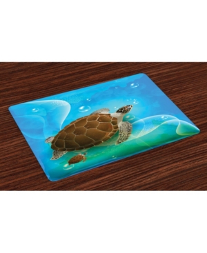 Ambesonne Ocean Place Mats Set of 4