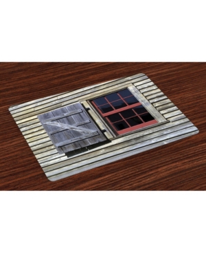 Ambesonne Country Place Mats Set of 4