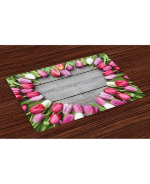 Ambesonne Love Place Mats Set of 4