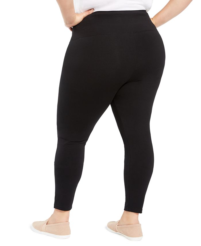 Style & Co Plus Size Tummy-Control Leggings, Created for Macy's - Macy's