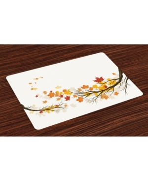 Ambesonne Fall Place Mats Set of 4