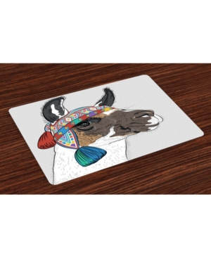 Ambesonne Llama Place Mats Set of 4