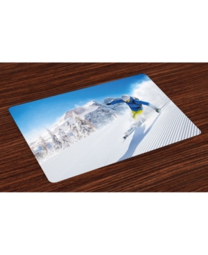 Ambesonne Winter Place Mats Set of 4