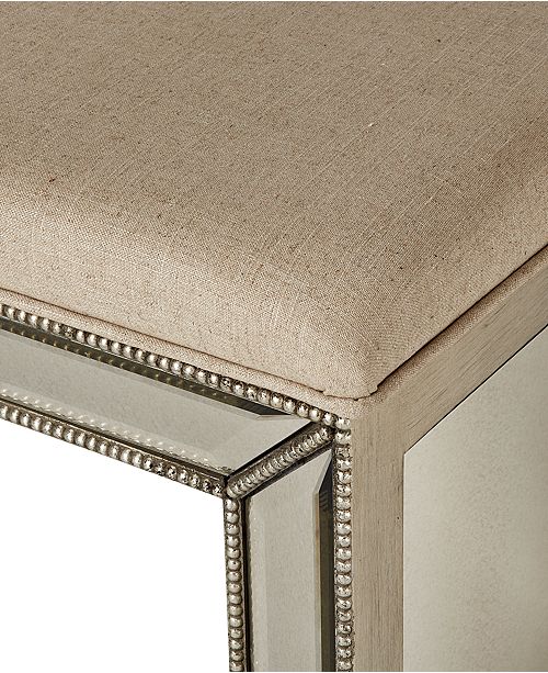 Furniture Sophia Mirrored Bench Reviews Furniture Macy S
