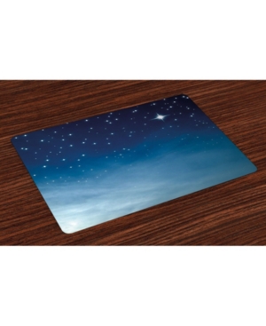 Ambesonne Night Place Mats Set of 4