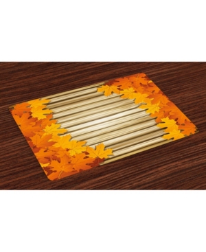 Ambesonne Fall Place Mats Set of 4