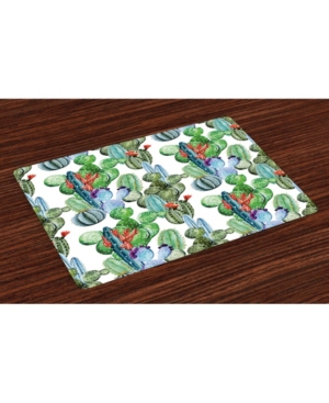 Ambesonne Cactus Place Mats Set of 4