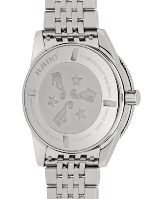 Men's Swiss Automatic Captain Cook Tradition Stainless Steel Diver Bracelet Diver Watch 42mm