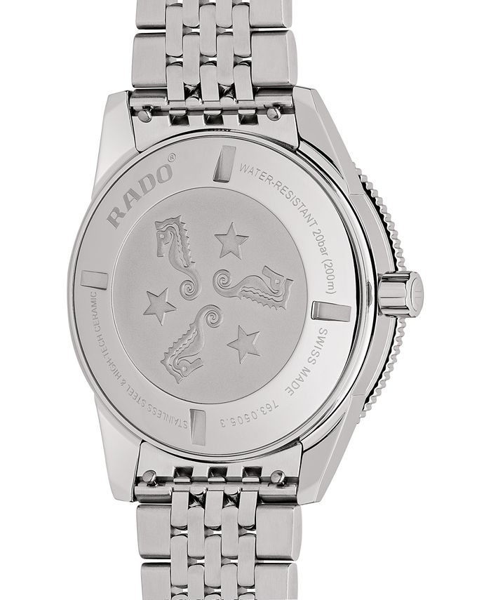 Rado - Men's Swiss Automatic Tradition Stainless Steel Bracelet Watch 42mm