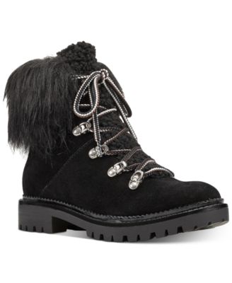 nine west boots with fur