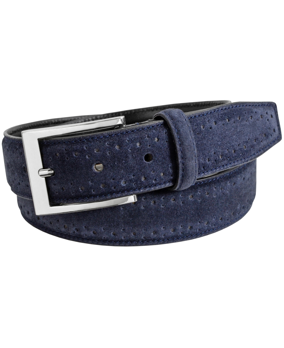 Florsheim Lucky Brogue Suede Belt