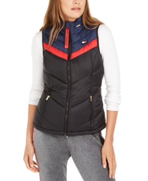 image of Tommy Hilfiger Sport Colorblocked Zip-Up Puffer Vest