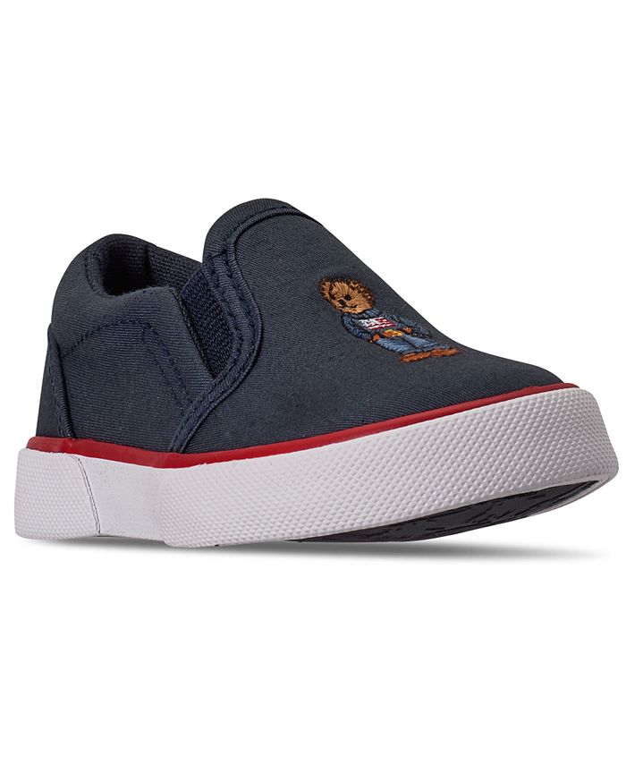 Polo Ralph Lauren Toddler Boys Bal Harbour II Slip-On Casual Sneakers ...