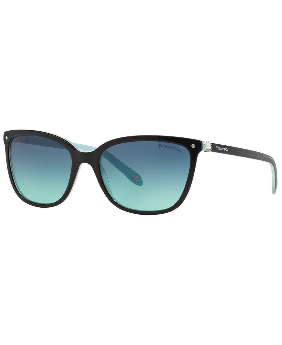 Tiffany & Co Sunglasses, Tf4105hb 55 In Black Blue,blue Grad