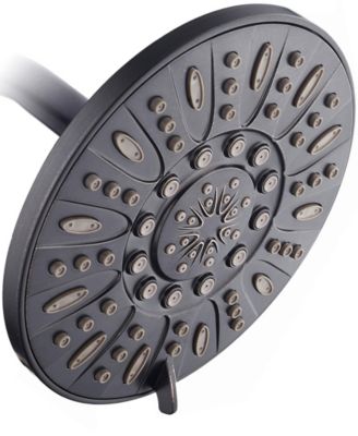 Aquadance - High-Pressure Multiple Setting 7-in Rainfall Shower Head with Pause Mode
