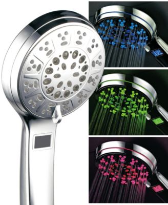 HotelSpa - Hotel Spa 3 Color LED Hand Shower with Temperature Display