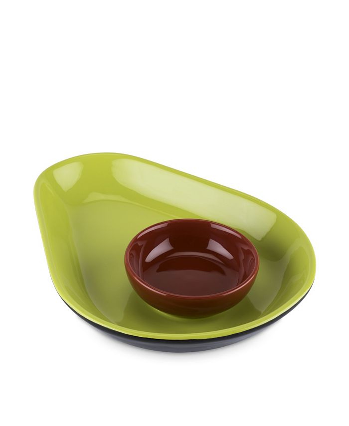 TrueZoo Avocado Chip and Dip Tray Macy's