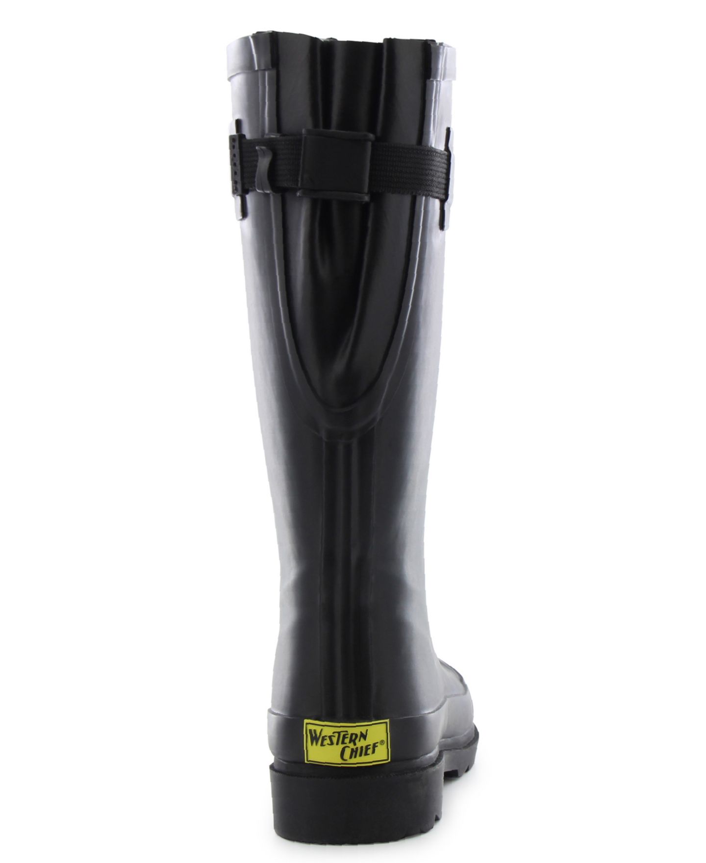 Женские ботинки Western Chief Adjustable Calf Rain Boot, цвет: Чёрный — фото 2