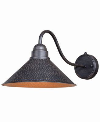Vaxcel Outland Gooseneck Dusk to Dawn Farmhouse Barn Outdoor Wall Light