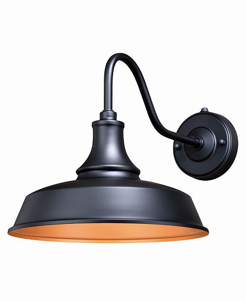 Vaxcel Dorado Dusk To Dawn Farmhouse Barn Outdoor Wall Light