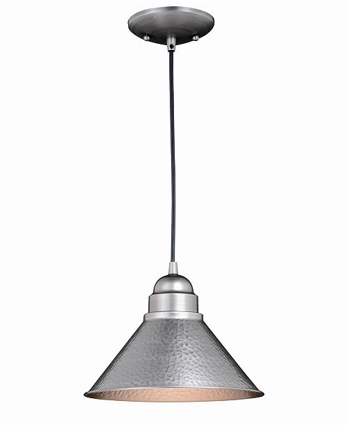 Vaxcel Outland Pewter Dark Sky Farmhouse Barn Outdoor Pendant