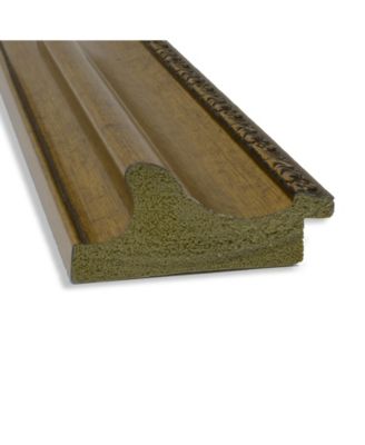 Parlor Gold-tone Framed Bathroom Vanity Wall Mirror, 33.62" x 27.62"