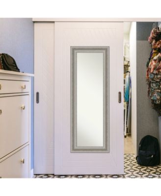 Parlor Silver-tone on The Door Full Length Mirror, 19.5" x 53.50"
